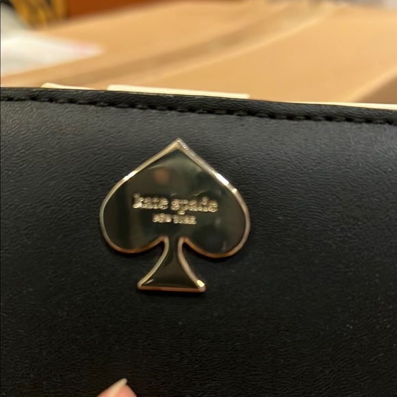 Kate Spade Black Minimalist Wallet - Picture 2 of 7